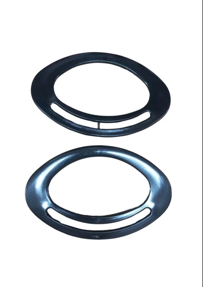 Çanta Sapı Oval Siyah 18 cm