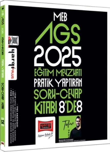 2025 MEB AGS Eğitim Mevzuatı Pratik Yaptıran Soru Cevap Kitabı Yargı Yayınları