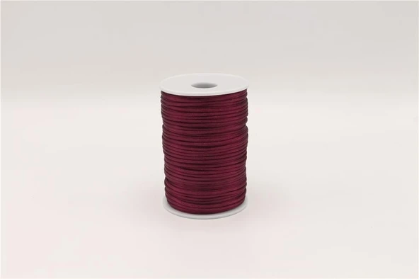 Sıçan Kuyruğu İp 2 mm Bordo 90 mt