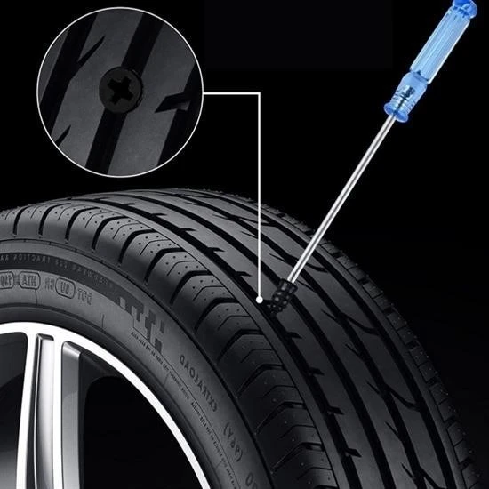 BUFFER® 10 Adet Çok Amaçlı Kolay Kullanılabilir Araba Lastiği Tamir Kauçuğu - 2