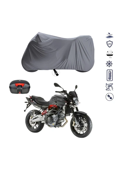 Aprilia Shiver 750 Arka Çanta  Bağlantı Tokalı  Uyumlu SolarBlock Prime Motosiklet Brandası Örtüsü