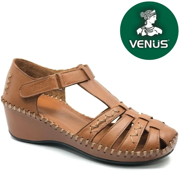 Venüs Miqula Hakiki Deri Comfort Ortopedik Kadın Sandalet ürün görseli