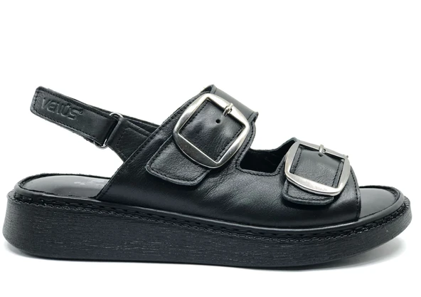 Venüs Vini Hakiki Deri Comfort Ortopedik Kadın Sandalet - 11