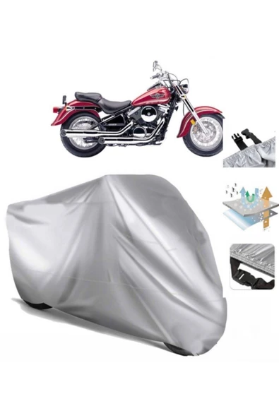Kawasaki Vn 800 Classic  Arka Çanta (bağlantı Tokalı) Uyumlu SolarBlock  Motosiklet Brandası Örtüsü