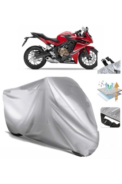 Honda Cbr 650 F  Arka Çanta (bağlantı Tokalı) Uyumlu SolarBlock Prime Motosiklet Brandası Örtüsü