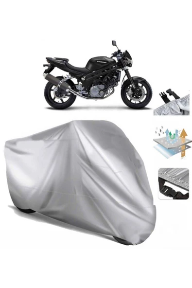 Hyosung Gt 650 Naked  Arka Çanta (bağlantı Tokalı) Uyumlu SolarBlock  Motosiklet Brandası Örtüsü