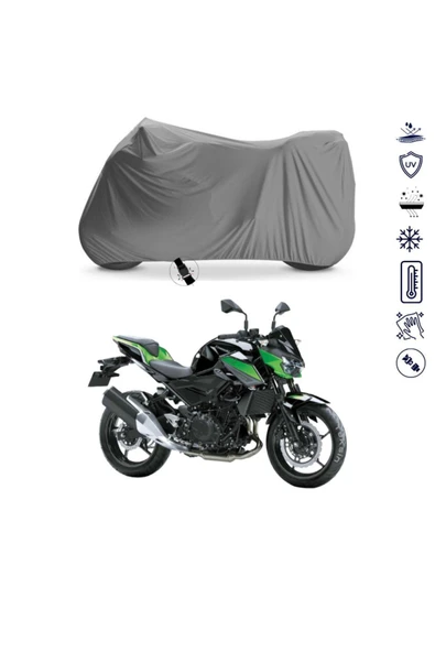 Kawasaki Z 400  Bağlantı Tokalı  Uyumlu SolarBlock Prime Motosiklet Brandası Örtüsü