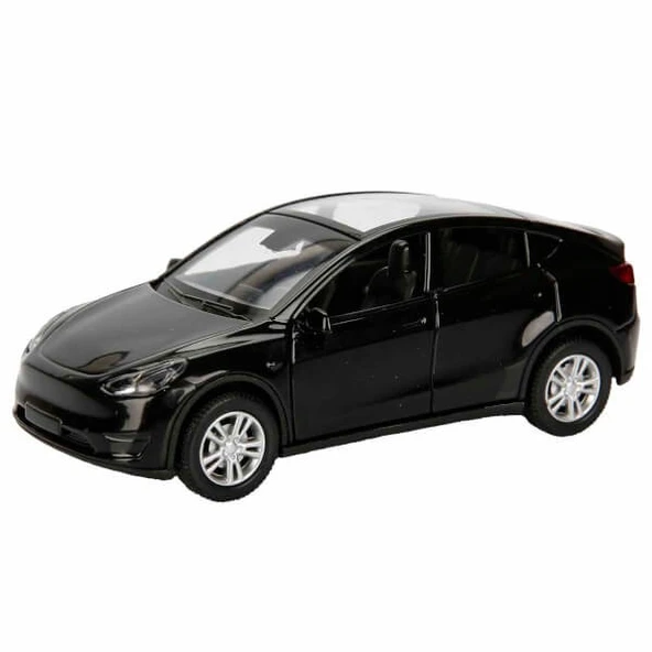 TESLA ARABA 1:36 Tesla-Y Sesli ve Işıklı Die Cast Çek Bırak Araba 1 ADET FİYATIDIR - 4