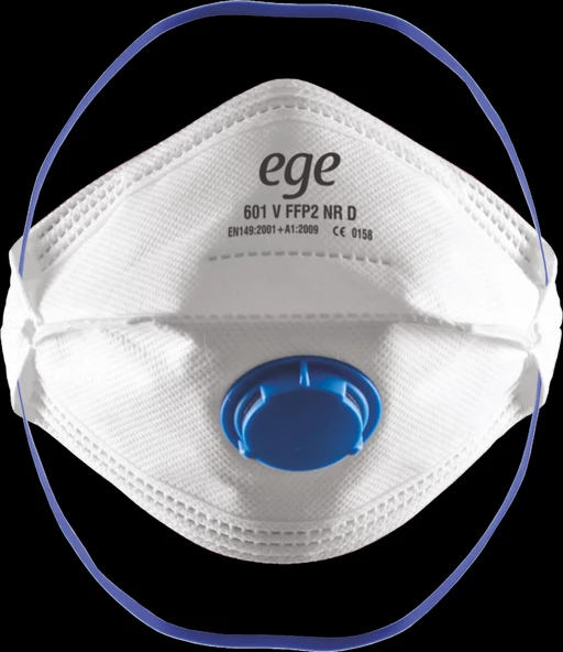 Ege  601 V FFP2 Katlanır Ventilli Maske 10adet