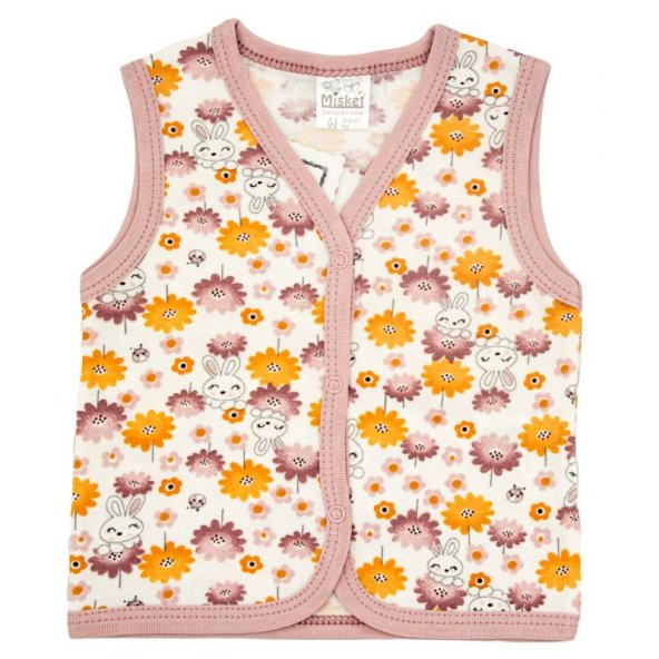 Çiçek  Baskılı Yelek