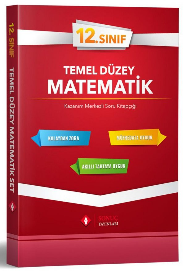 Sonuç Yayınları 12.Sınıf Temel Düzey Matematik Tek Kitap