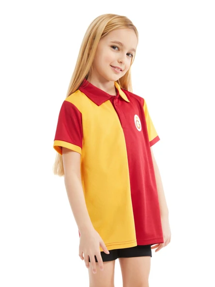 Galatasaray Orijinal Lisanslı Match Day Polo Çocuk T-shirt Metin Oktay Baskılı Hediyelik Kutulu - 4