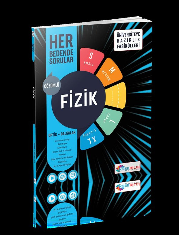 KöşeBilgi Yayınları Üniversiteye Hazırlık Fizik Optik ve Dalgalar Her Bedende Sorular - 1