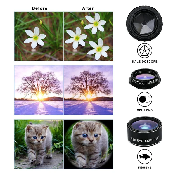 POWERMASTER PM-25951 TELEFON KAMERA 6LI SET LENS KİTİ - 2