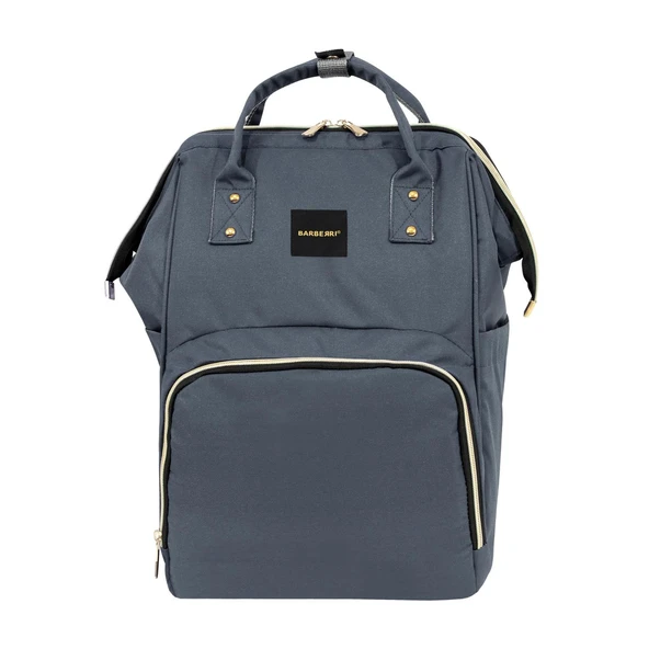 Çok Amaçlı Anne Bebek Bakım Sırt Çantası Klasik Gri ürün görseli 1