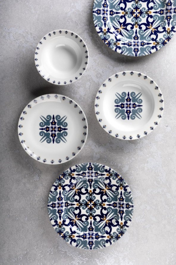 Aryıldız Porselen Arabesk 24 Parça Yemek Takımı - 3