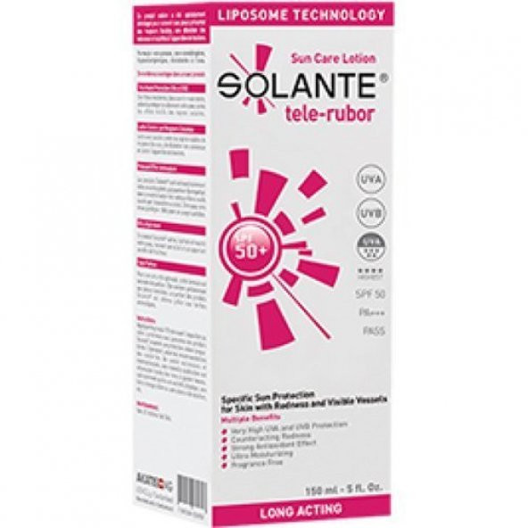 Solante Tele-Rubor Lotion Spf 50 150 ml