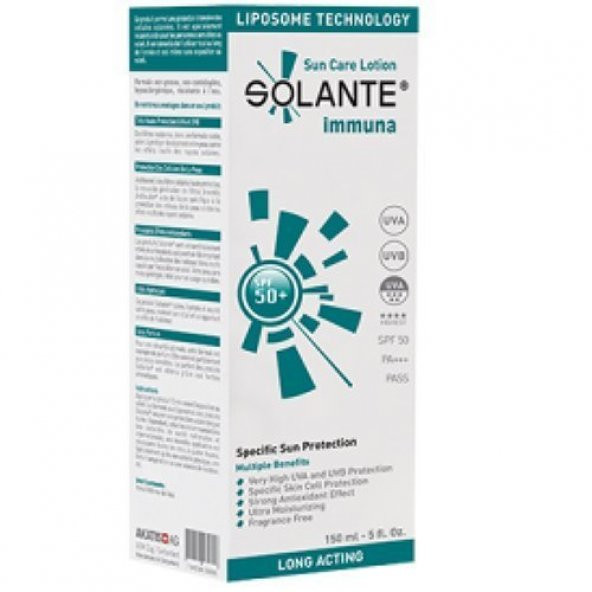 Solante immuna Spf 50+ Sun Care Lotion 150 ml
