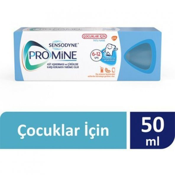 Sensodyne Promine Çocuklar İçin Diş Macunu 50 ml (Tatlı Nane) - Resim 2