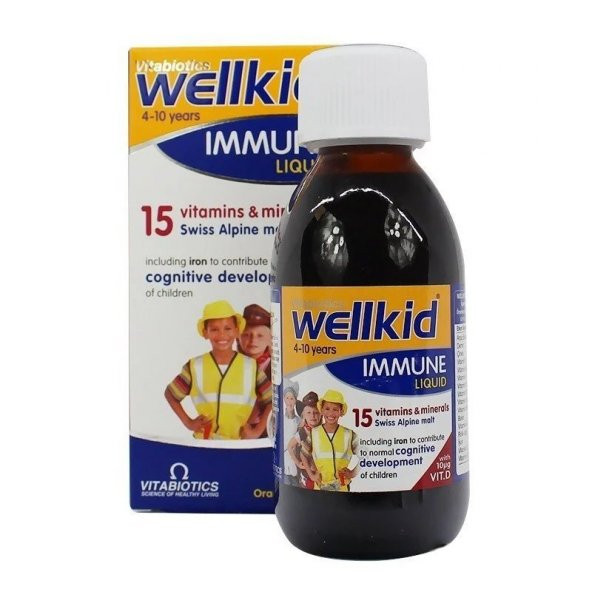 Wellkid Immune Liquid Multivitamin ve Mineral 150 ml
