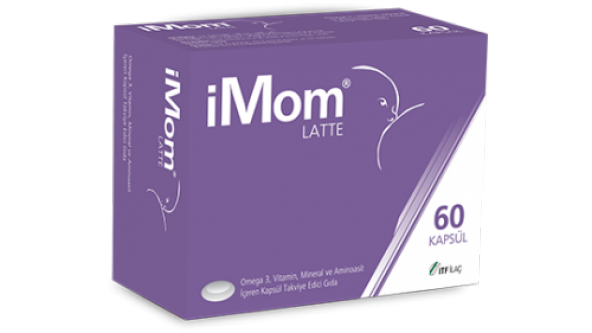 İmom Latte Omega 3 Takviye Edici Gıda 60 Kapsül