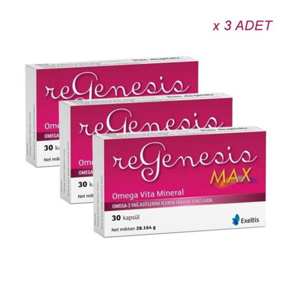 Regenesis Max 30 Kapsül 3Lü Paket
