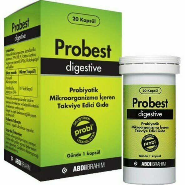 Probest Digestive Probiyotik 20 Kapsül