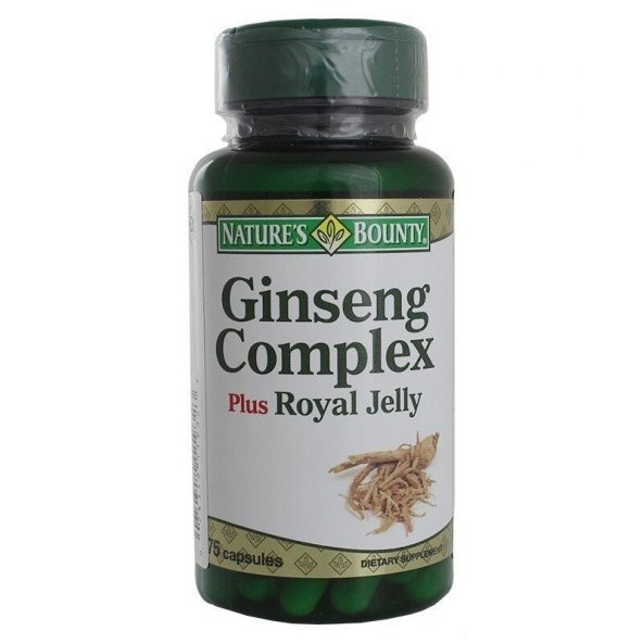 Natures Bounty Ginseng Complex Plus Royal Jelly 75 Kapsül - 1