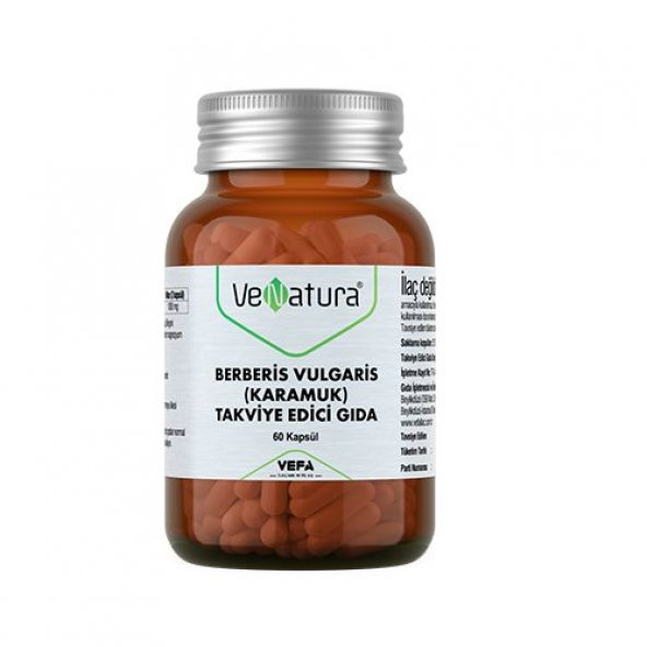 Venatura Berberis Vulgaris (Karamuk) Takviye Edici Gıda 60 Kapsül
