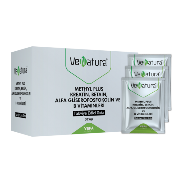 Venatura Methyl Plus Kreatin-Betain-Alfa Gliserofosfokolin Ve B Vitaminleri 30 Saşe