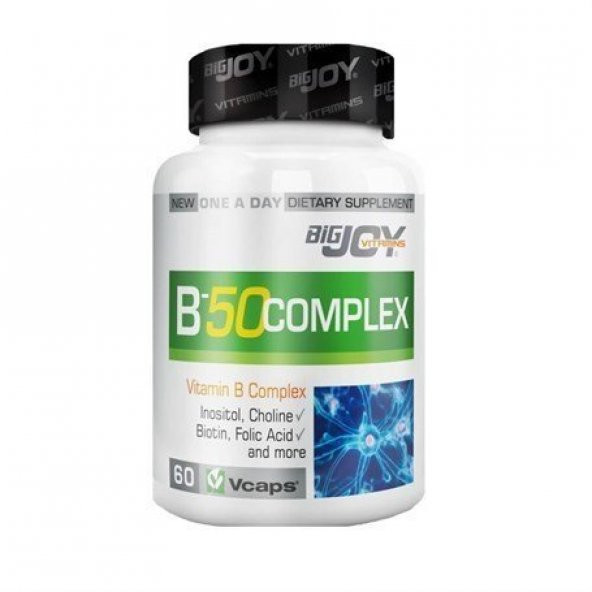 Bigjoy B-50 Complex 60 Bitkisel Kapsül ürün görseli 1