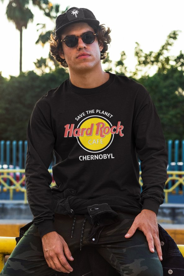Hard Rock Cafe 58 Siyah Sweatshirt - 1