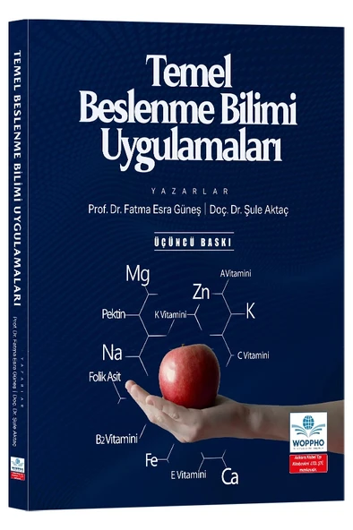 Temel Beslenme Bilimi Uygulamaları 3. Baskı ürün görseli