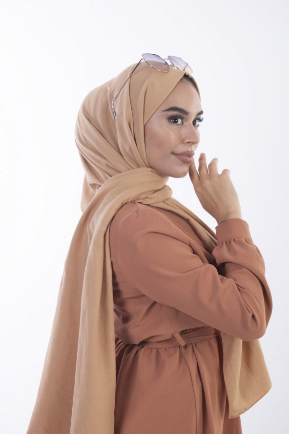 Soobepark Pamuklu Caz Şal Karamel - 3