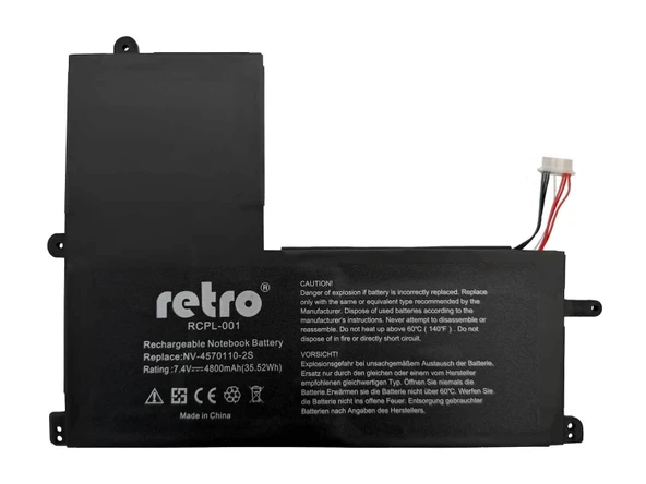 RETRO NV-4570110-2S Notebook Bataryasi