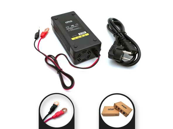 RETRO 14.6V 10A 146W LiFePO4 Batarya Sarj Adaptörü RPA-AC401