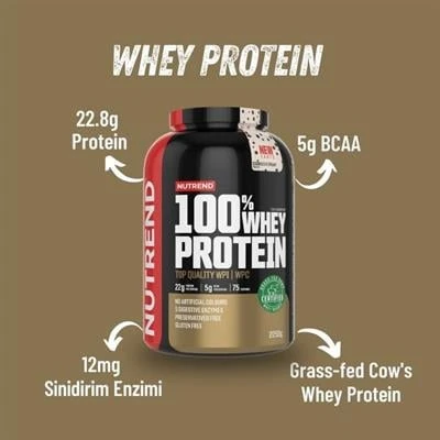 Nutrend Whey Protein Tozu 2250 Gr - 3