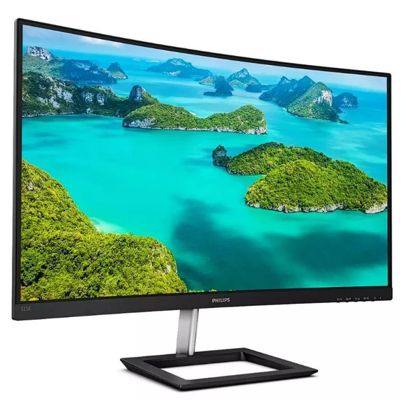 31.5 PHILIPS 325E1C/00 4MS 75MHZ 1XVGA 1XHDMI 1XDP 2K WQHD 2560X1440 FLICKER-FREE FREESYNC YÜKSEKLİK AYARI CURVED SİYAH - 2