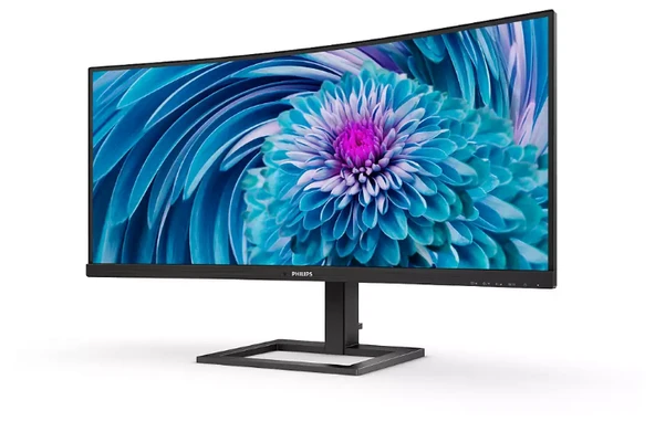 34 PHILIPS 346E2CUAE/00 4MS 100MHZ 1XHDMI 1XDP WQHD USB-C HOPARLÖR YÜKSEKLİK AYARI CURVED VESA SİYAH - 2