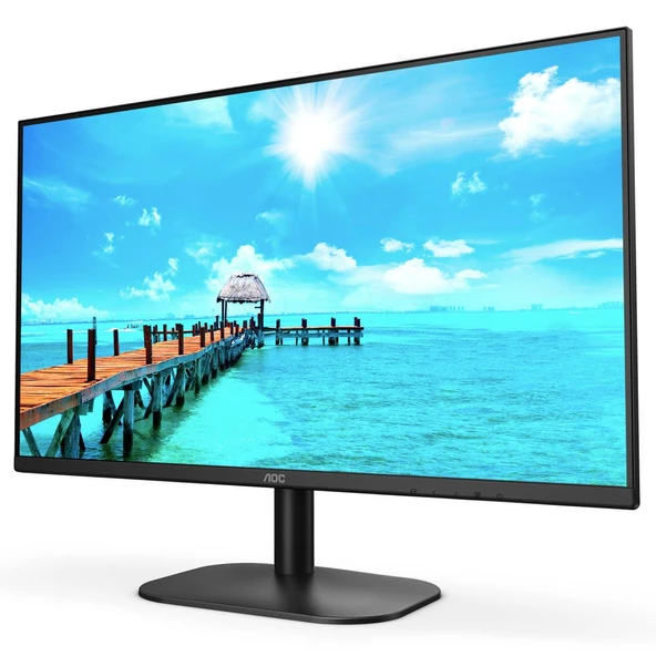 23.8 AOC 24B2XH/EU IPS 4MS 75MHZ 1XVGA 1XHDMI FHD 1920X1080 FLICKER-FREE DÜŞÜK MAVİ IŞIK ÇERÇEVESİZ VESA SİYAH - 2