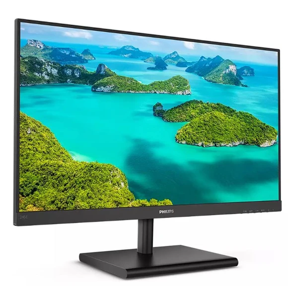 23.8 PHILIPS 245E1S/00 IPS 4MS 75MHZ 1XVGA 1XHDMI 1XDP QUAD 2560X1440 FREESYNC FLICKER-FREE VESA SİYAH - 2