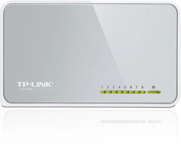 TP-LINK TL-SF1008D 8 PORT 10/100 PLASTİK KASA SWITCH