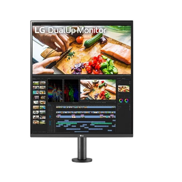 27.6 LG 28MQ780-B IPS DUALUP 5MS 60HZ 2XHDMI DP USB-C 2K QHD 2560X2880 HOPARLOR VESA PIVOT SIYAH - 2