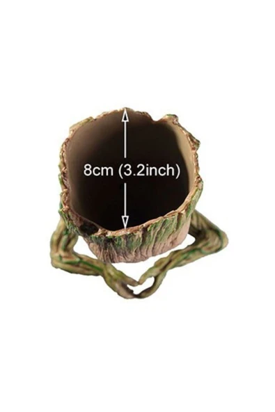 HAPPENS Galaksinin Koruyucuları Baby Groot Figür Eller Havada Saksı Kalemlik Orijinal Ürün Kırılmaz - 6