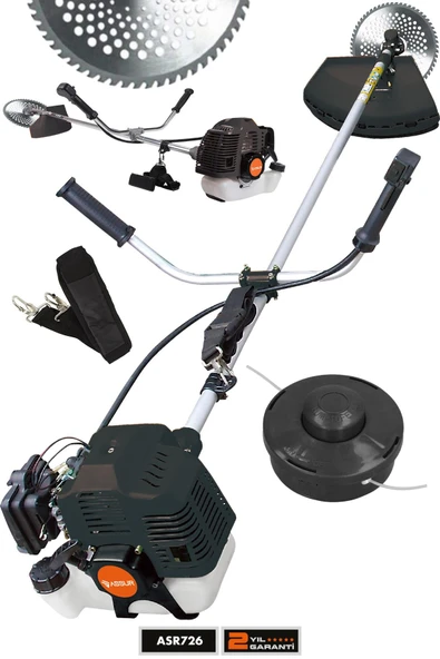 Assur 58 Cc 11000 Rpm Yan Tipi Benzinli Ot Çalı Çim Biçme Tırpanı