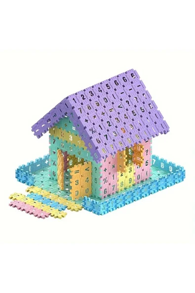 HAPPENS Puzzle Akıllı Sayılar 100 Parça Rakamlı Eğitici Oyuncak Akıl Sayı Küpü (YENİ VERSİYON) - 4