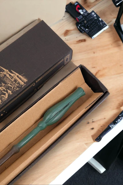 HAPPENS Harry Potter Asa luna Asası 33 Cm Hediyelik Dekoratif Eşya Şık - 4