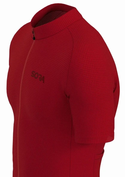 Sora Kırmızı Regular Erkek Bisiklet Forması - 7