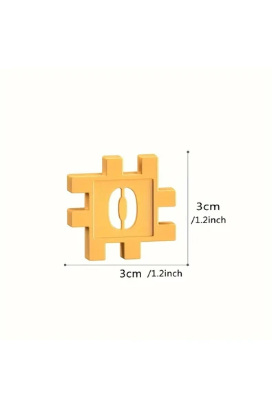 HAPPENS Puzzle Akıllı Sayılar 400 Parça Rakamlı Eğitici Yapı Taşları Oyuncak Plus Plus Blockland - 4