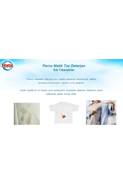Peros Matik Sık Yıkananlar Yıldız Çiçeği + Yasemin Çiçeği Toz Deterjan 2 x 10 KG - 4